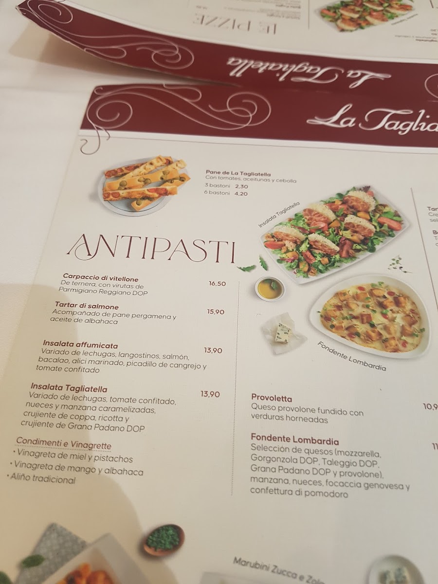 Menu La Tagliatella-8